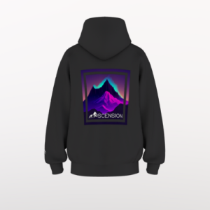 SWEAT NOIR Horizon image principale dos